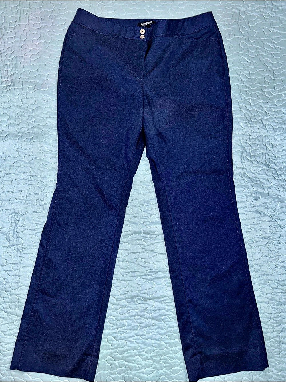 White House Black Market Straight Leg Dress Pants Blue 10S